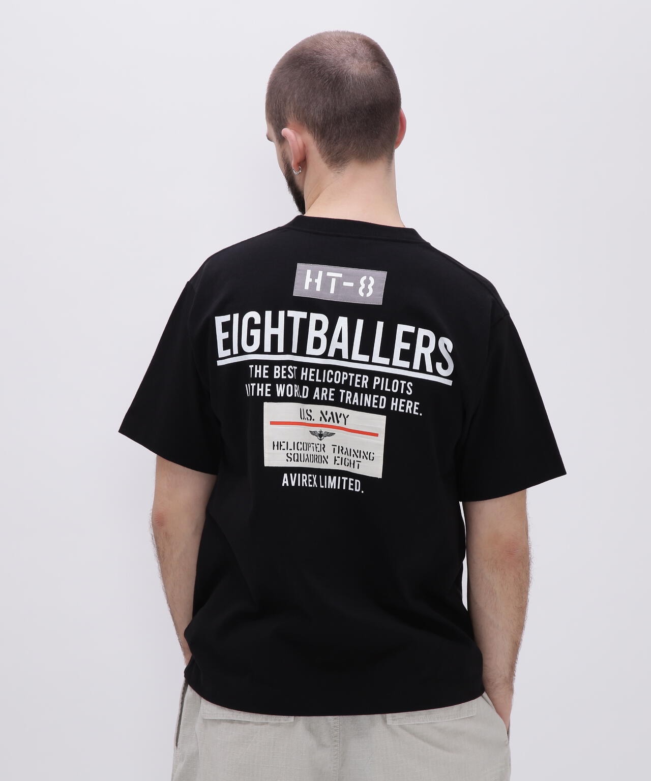 EIGHT BALLERS STENCIL PATCH T-SHIRT / エイトボーラーズ ステンシル 