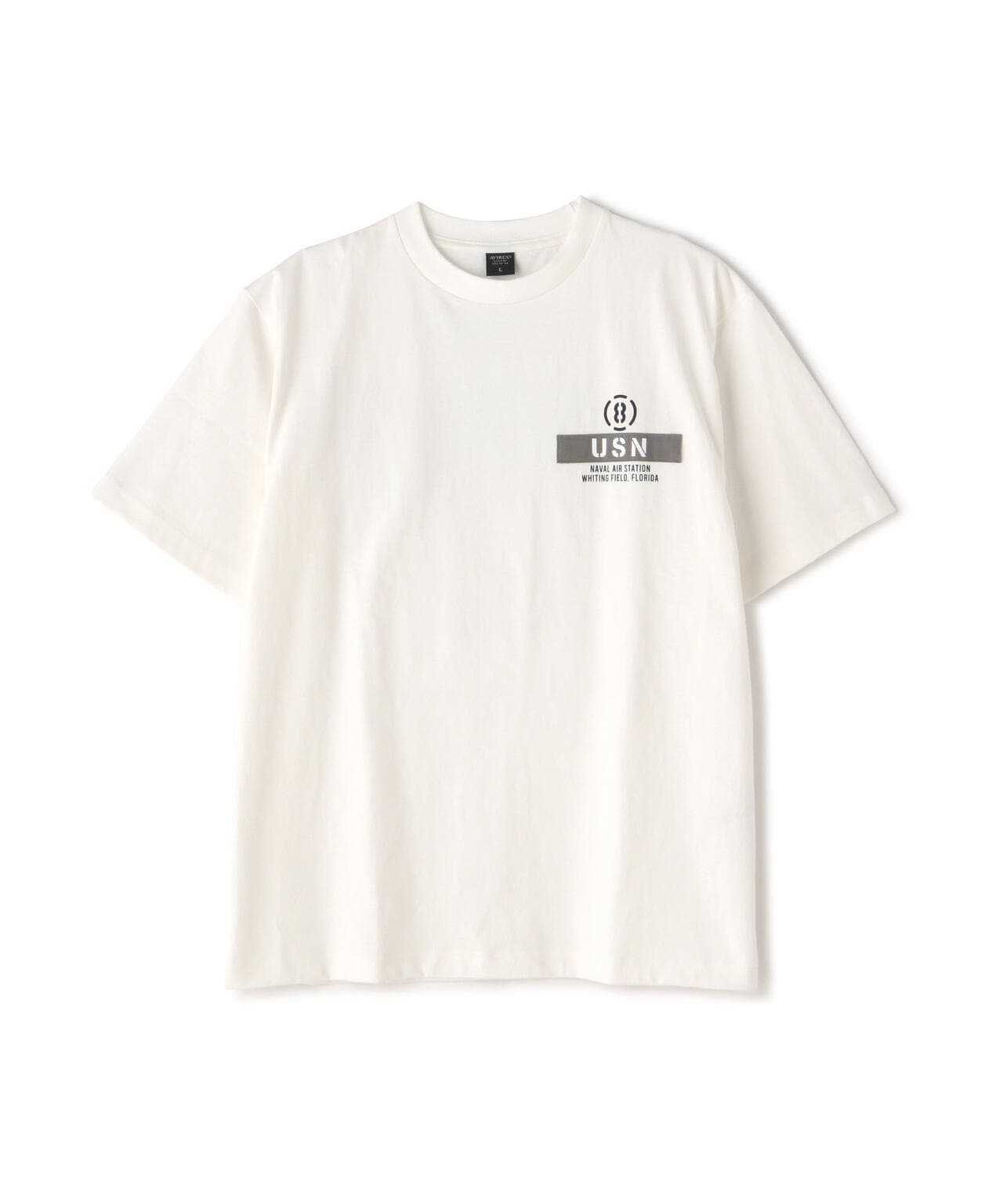 EIGHT BALLERS STENCIL PATCH T-SHIRT / エイトボーラーズ ステンシル パッチ Tシャツ / AVIREX