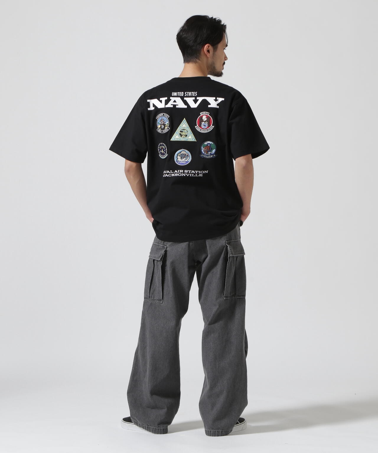 NAS JAX PATROL SQ. PATCH T-SHIRT / NAS JAX パトロール スコードロン 