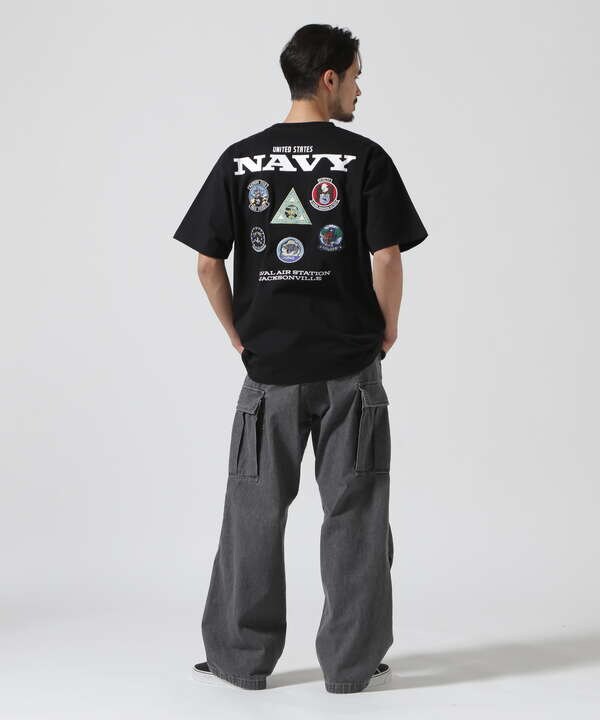 NAS JAX PATROL SQ. PATCH T-SHIRT / NAS JAX パトロール スコードロン パッチ Tシャツ 