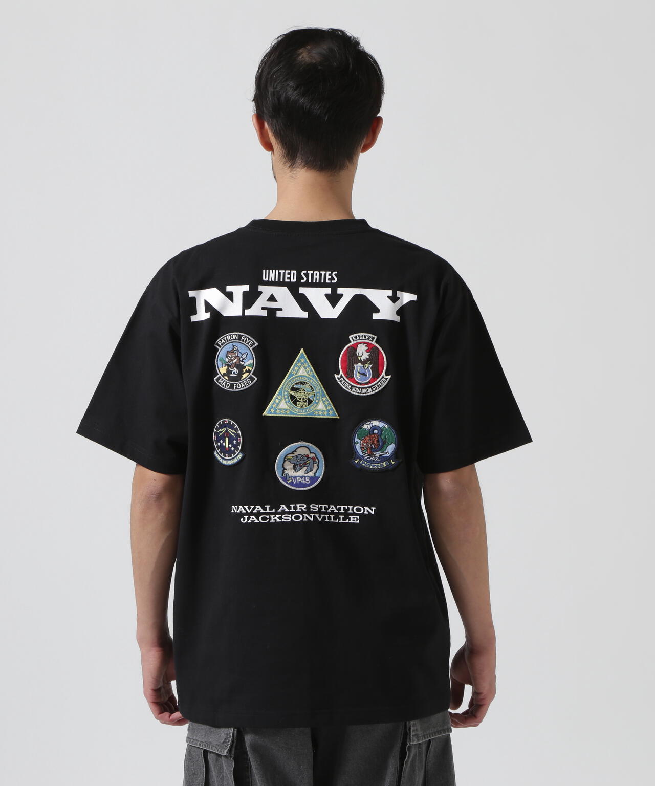 NAS JAX PATROL SQ. PATCH T-SHIRT / NAS JAX パトロール スコードロン 