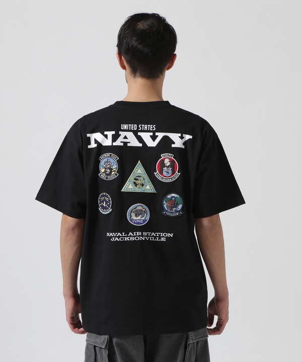 NAS JAX PATROL SQ. PATCH T-SHIRT / NAS JAX パトロール スコードロン パッチ Tシャツ 