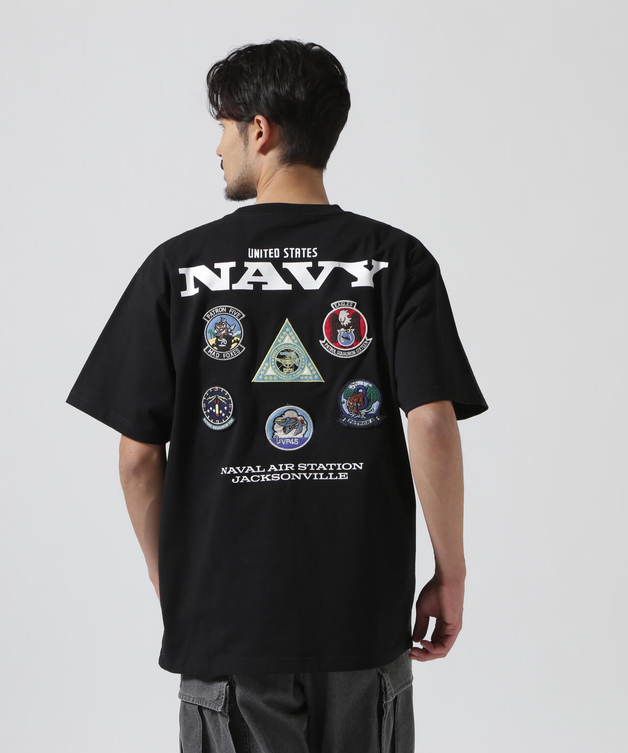 NAS JAX PATROL SQ. PATCH T-SHIRT / NAS JAX パトロール スコードロン 