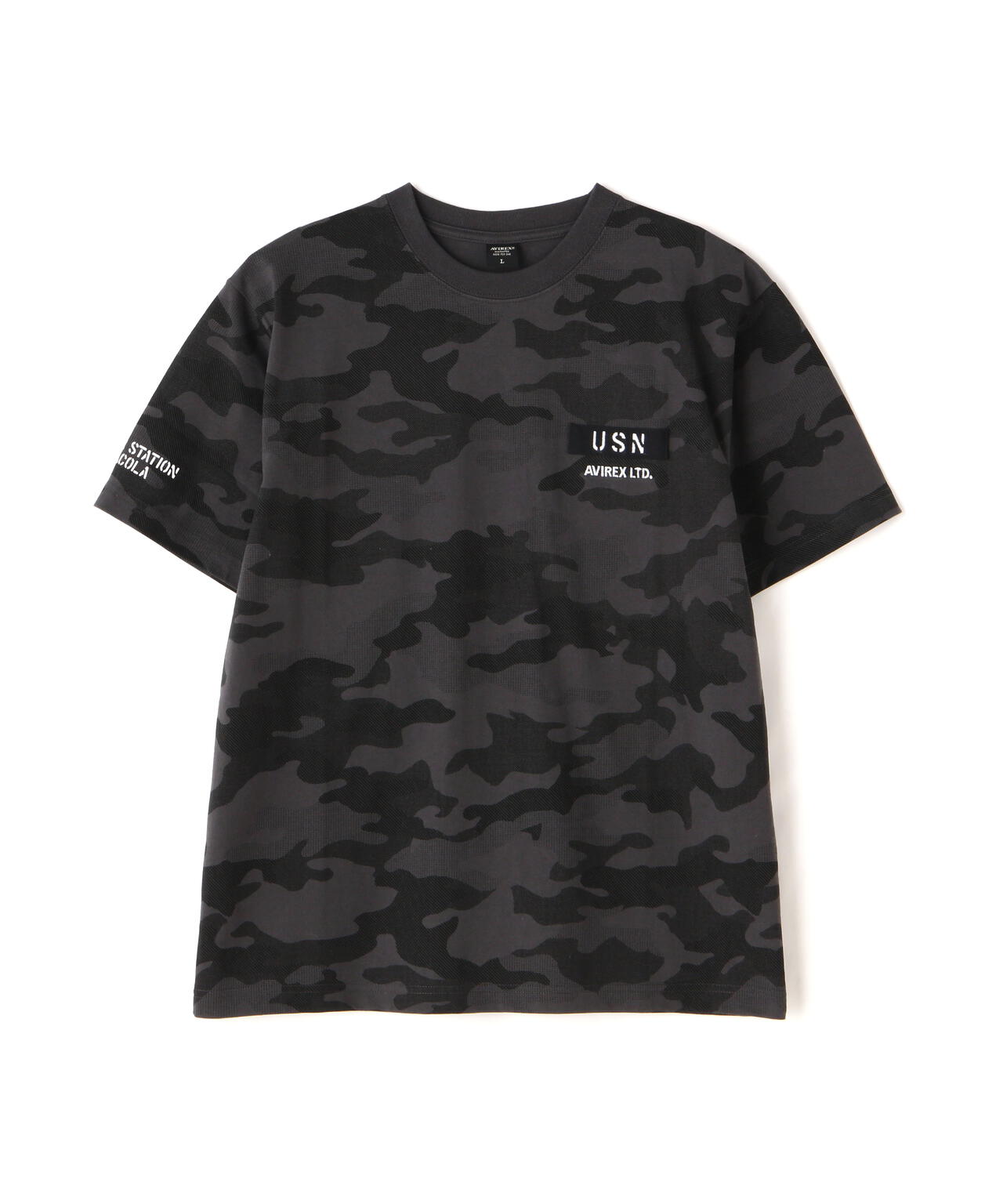 CAMO STENCIL T-SHIRT VERTICAL BREAK / カモ ステンシル Tシャツ バーティカル ブレイク / 