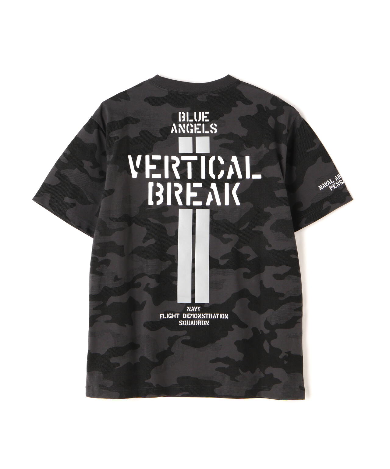 CAMO STENCIL T-SHIRT VERTICAL BREAK / カモ ステンシル Tシャツ バーティカル ブレイク / 