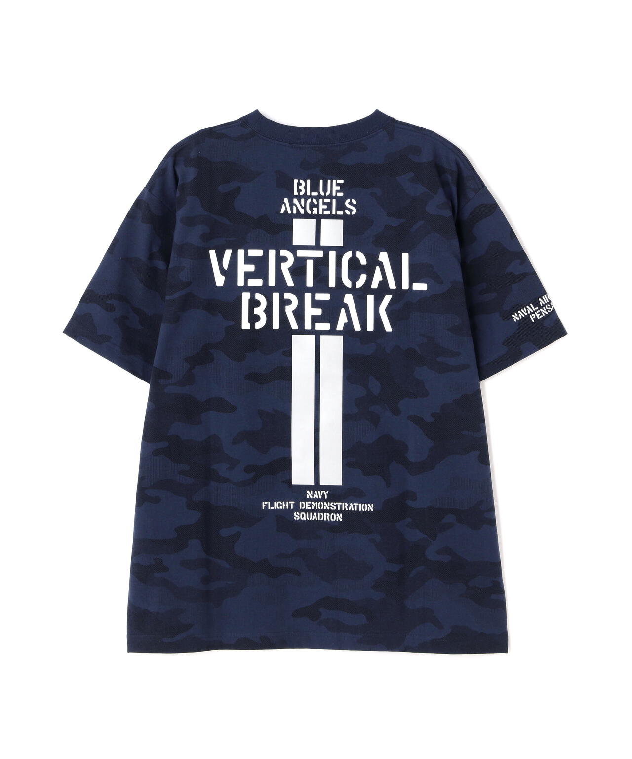 CAMO STENCIL T-SHIRT VERTICAL BREAK / カモ ステンシル Tシャツ バーティカル ブレイク / 