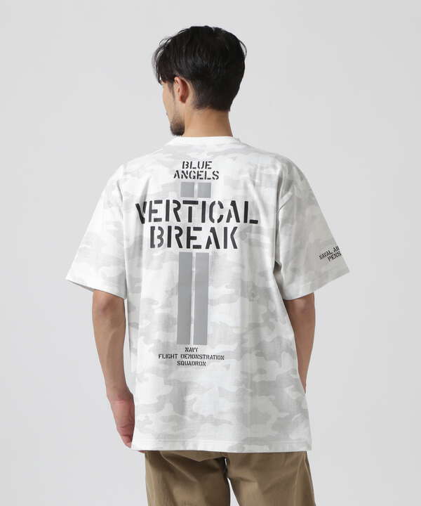 CAMO STENCIL T-SHIRT VERTICAL BREAK / カモ ステンシル Tシャツ バーティカル ブレイク / 