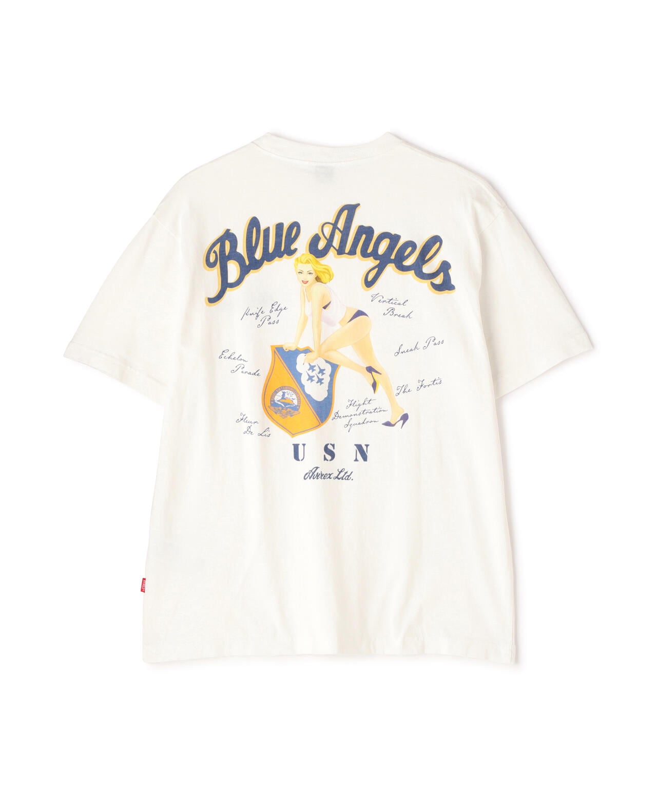 BLUE ANGELS PINUP GIRL SHORTSLEEVE T-SHIRT