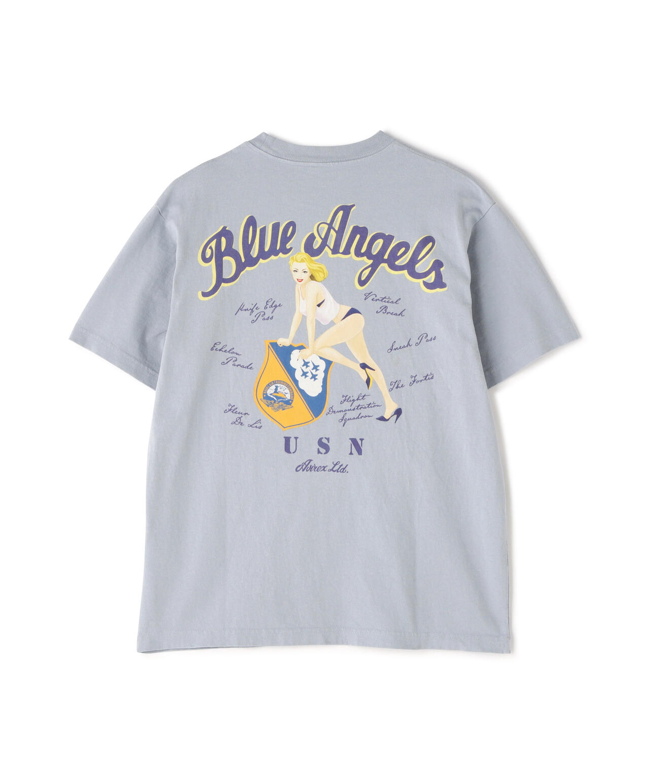 BLUE ANGELS PINUP GIRL SHORTSLEEVE T-SHIRT