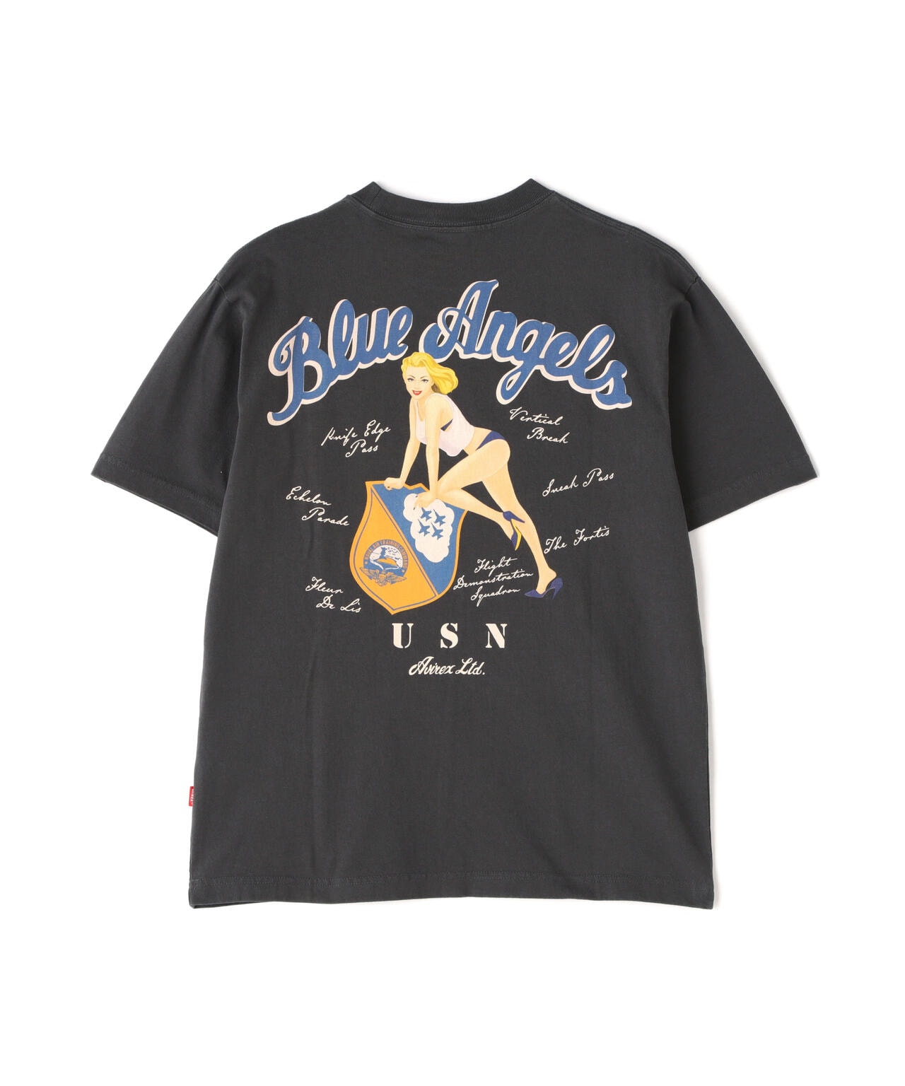 BLUE ANGELS PINUP GIRL SHORTSLEEVE T-SHIRT