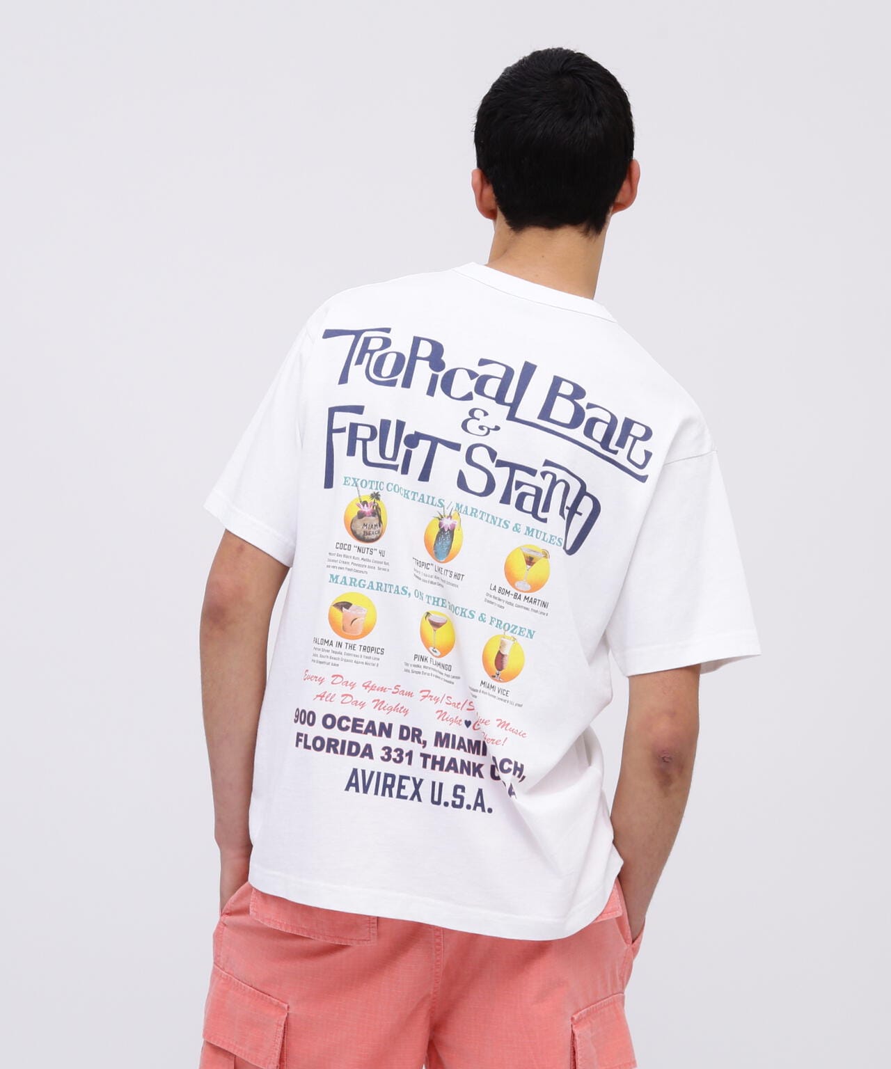 BIKINI COUNTY T-SHIRT COCKTAIL / ビキニ カウンティ Tシャツ カクテル / AVIREX / アヴィレック