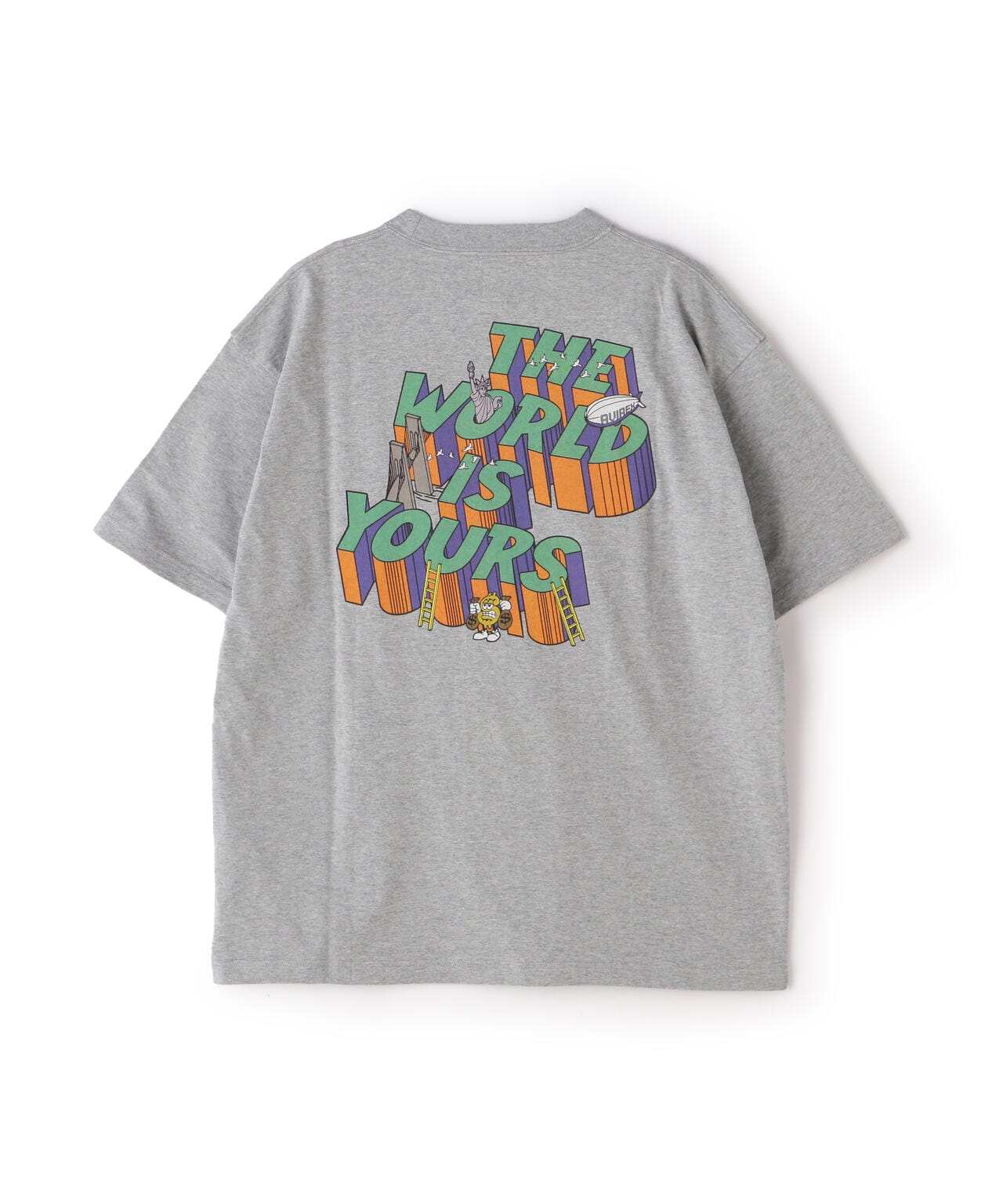 CREWNECK T-SHIRT THE WORLD IS YOURS / クルーネック Tシャツ 