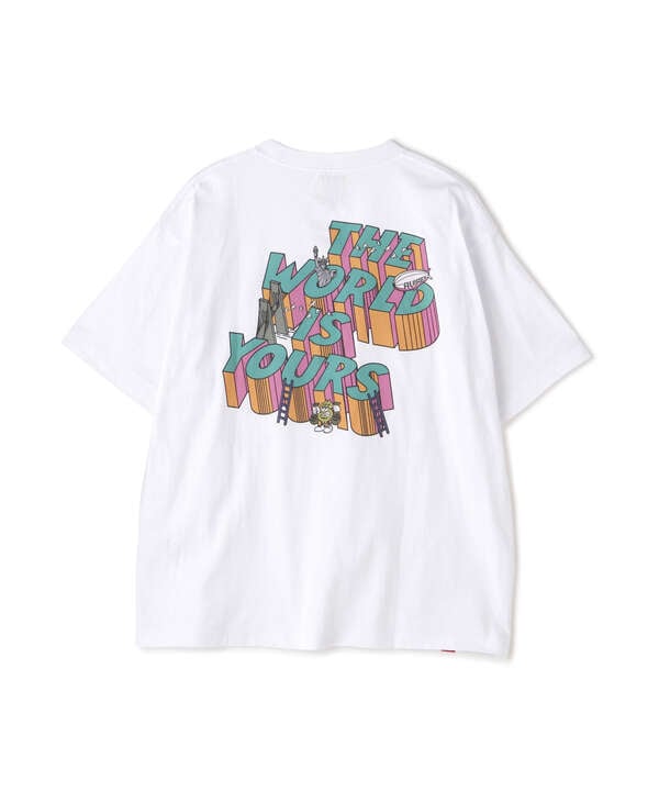 CREWNECK T-SHIRT THE WORLD IS YOURS / クルーネック Tシャツ 