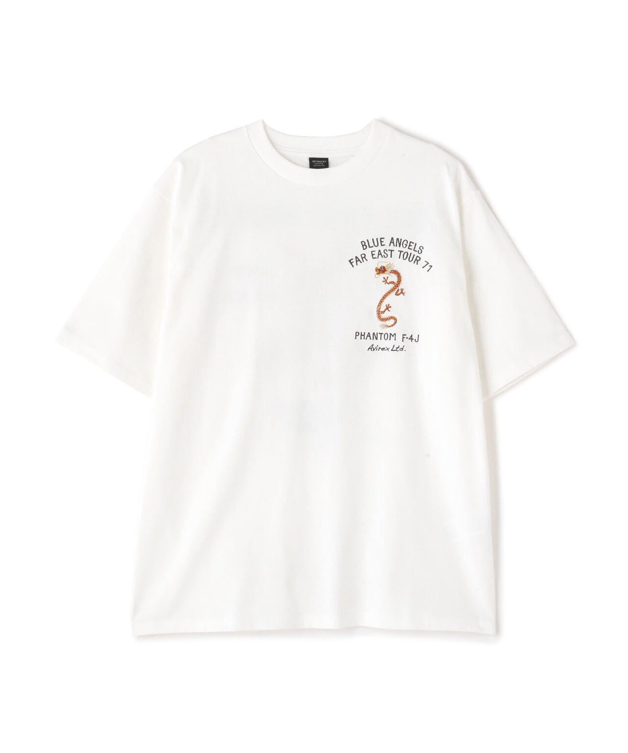 SUKA EMBROIDERY SHORTSLEEVE T-SHIRT / スカ エンブロイダリーT