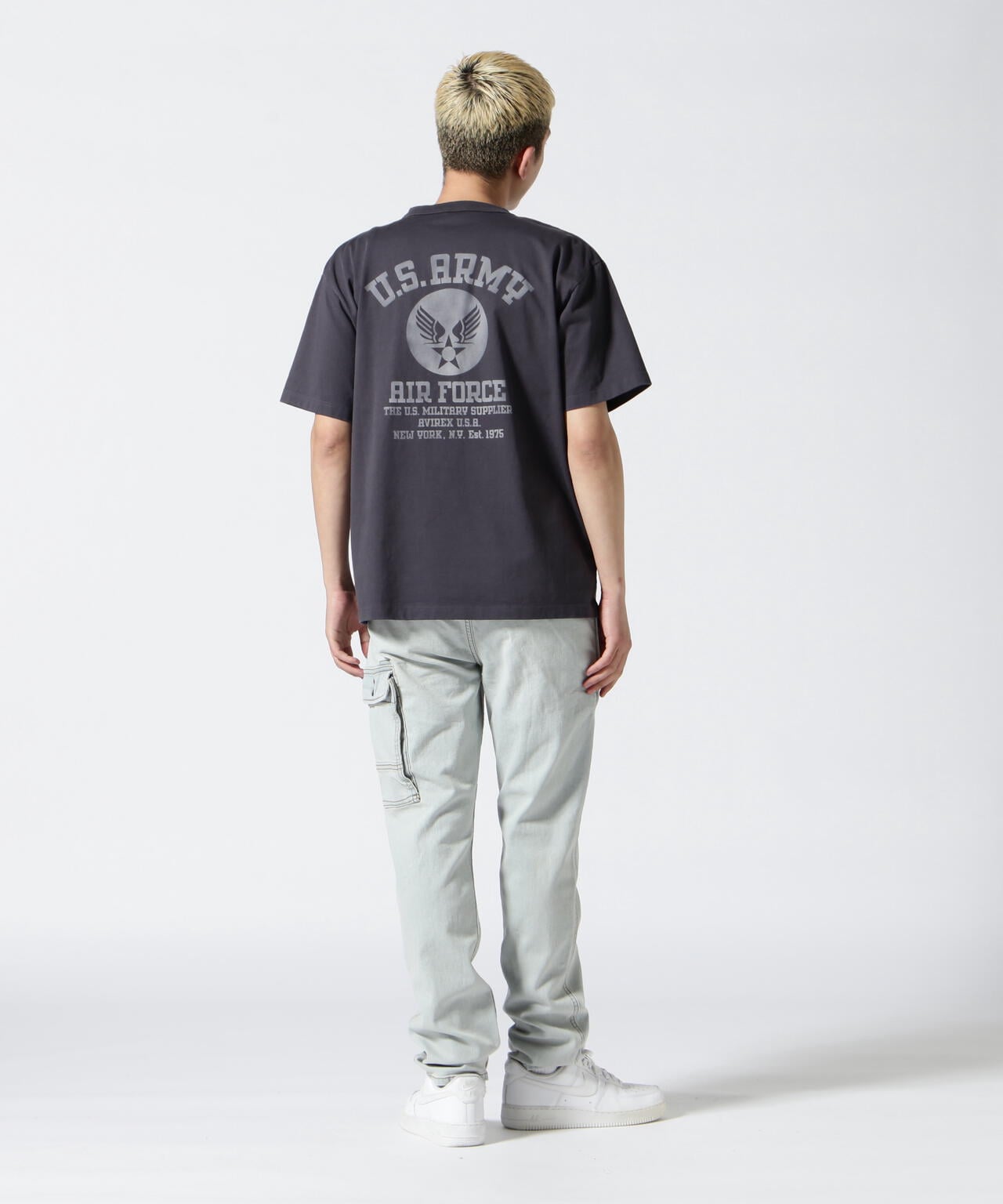 MIL. STENCIL T-SHIRT US ARMY AIR FORCE / ミリタリー ステンシル Tシャツ US アーミー エアフォ