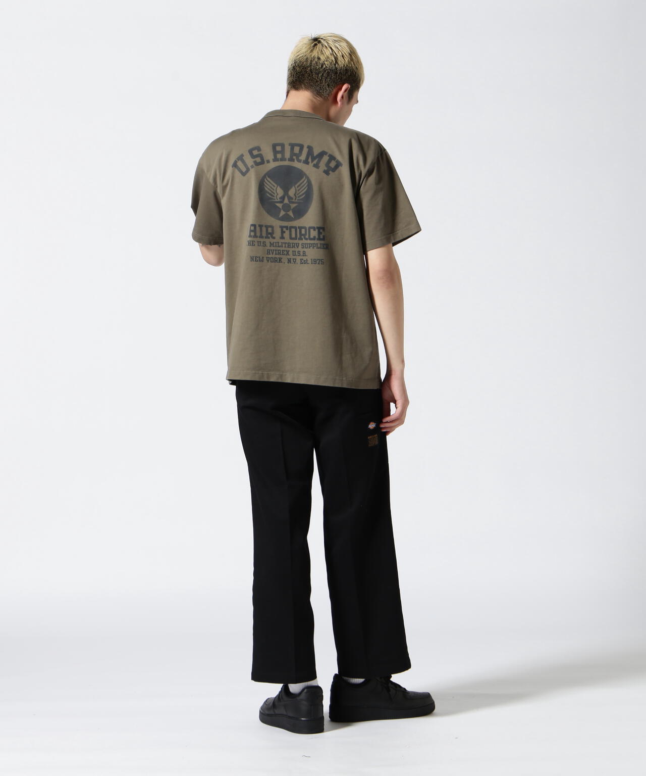 MIL. STENCIL T-SHIRT US ARMY AIR FORCE / ミリタリー ステンシル Tシャツ US アーミー エアフォ