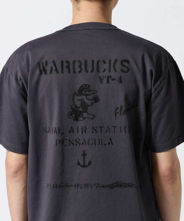 MIL. STENCIL T-SHIRT WARBUCKS / ミリタリー ステンシル Tシャツ ウォーバックス / AVIREX / 
