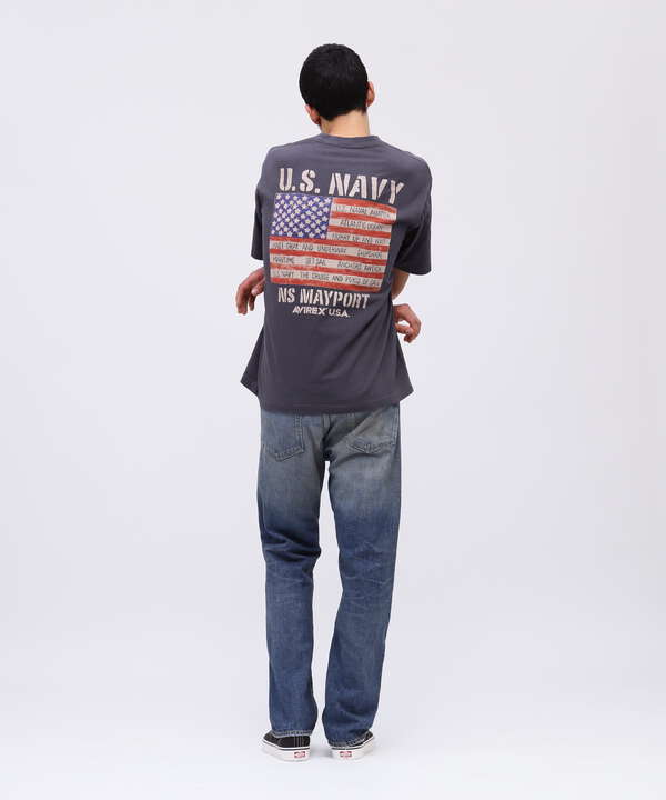 NORSE ART T-SHIRT US FLAG / ノーズアート Tシャツ US フラッグ / AVIREX / アヴィレックス