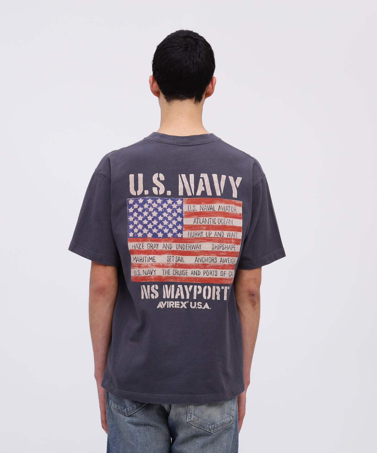 NORSE ART T-SHIRT US FLAG / ノーズアート Tシャツ US フラッグ / AVIREX / アヴィレックス