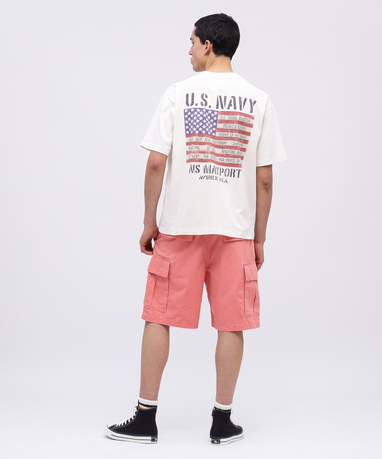 NORSE ART T-SHIRT US FLAG / ノーズアート Tシャツ US フラッグ / AVIREX / アヴィレックス