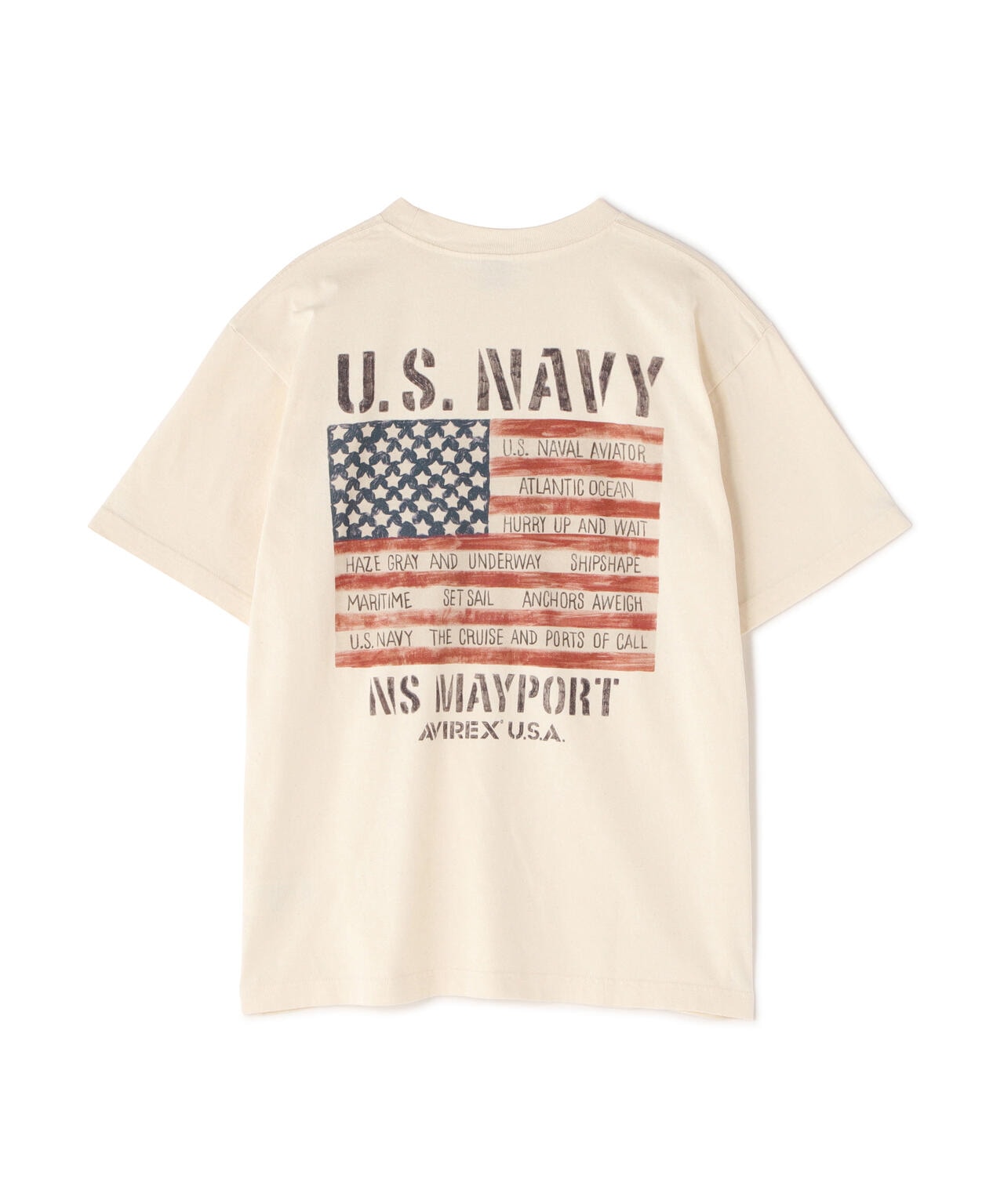 NORSE ART T-SHIRT US FLAG / ノーズアート Tシャツ US フラッグ / AVIREX / アヴィレックス