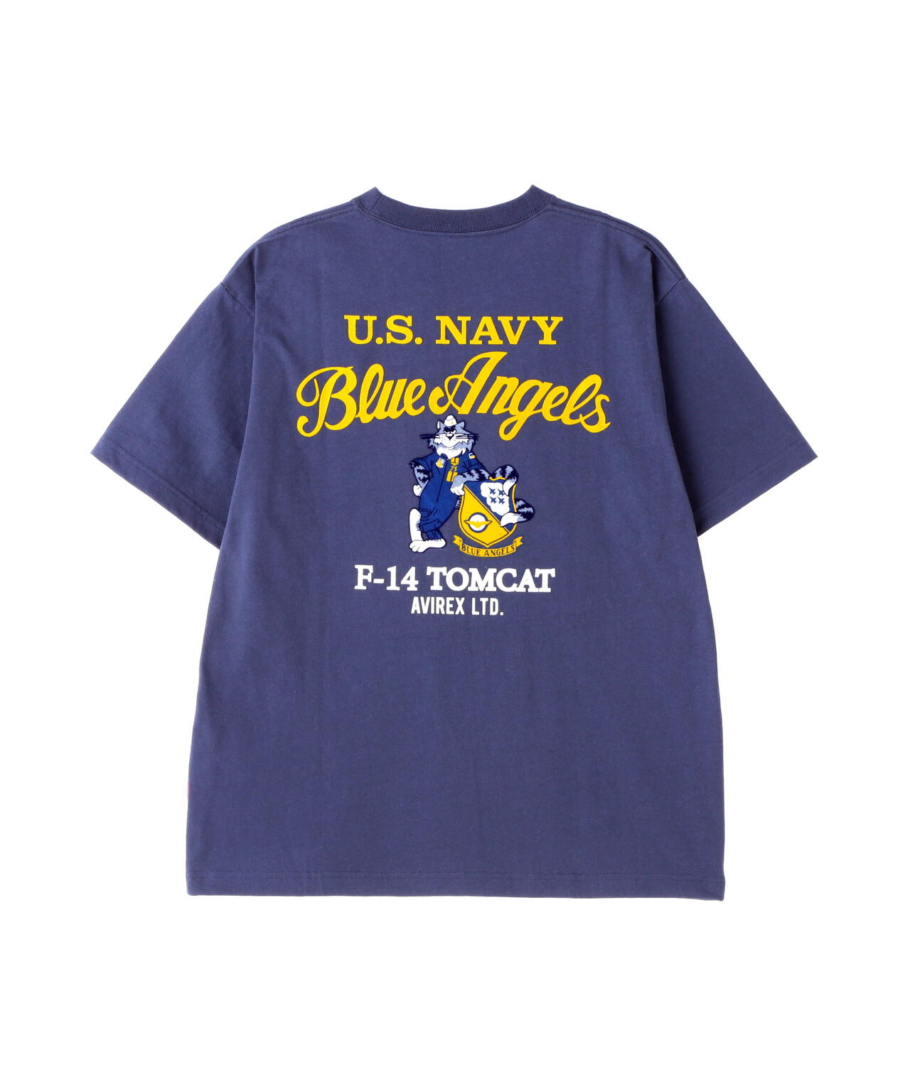 直営店限定》BLUE ANGELS TOMCAT T-SHIRT / ブルーエンジェルス トム