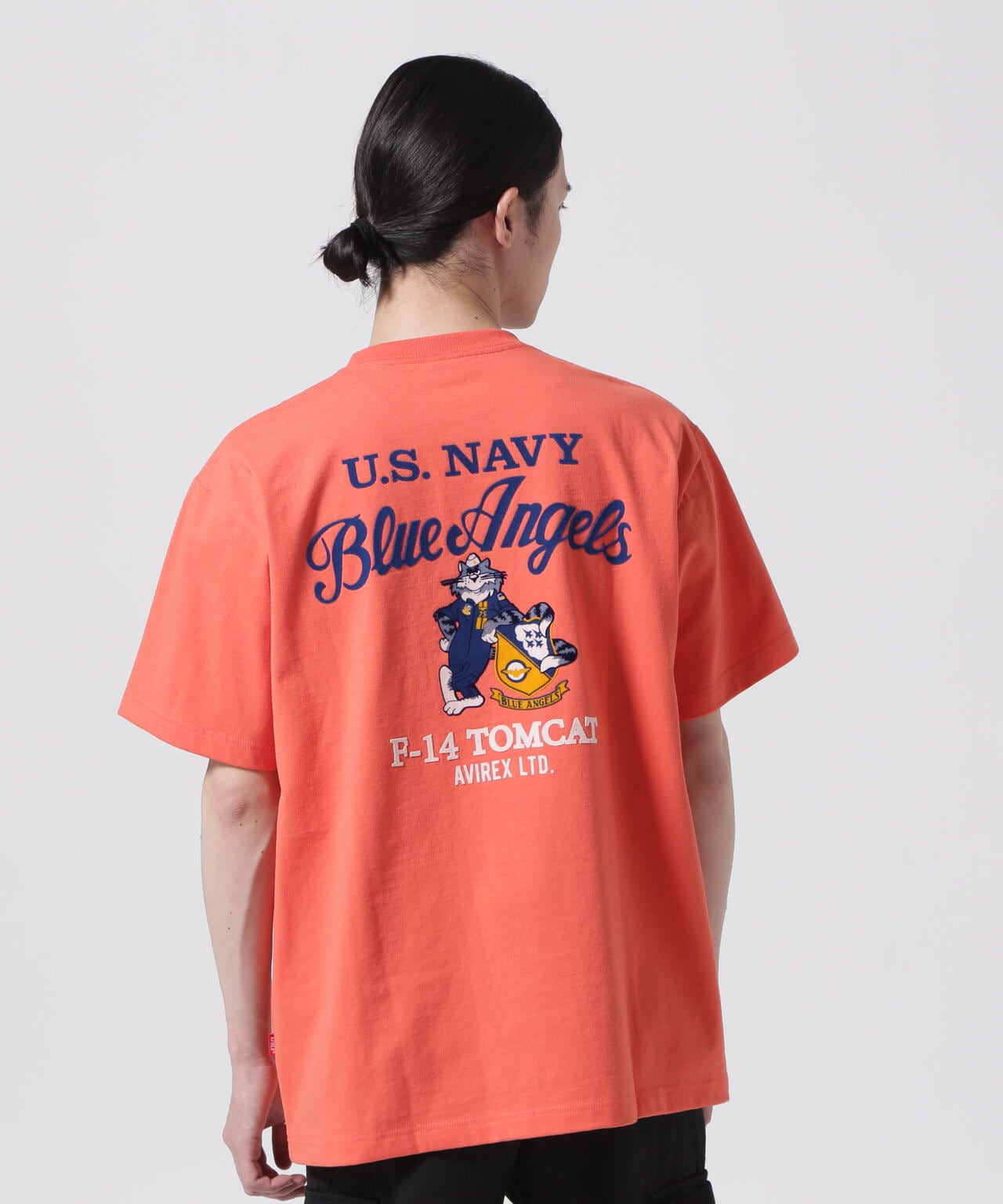 直営店限定》BLUE ANGELS TOMCAT T-SHIRT / ブルーエンジェルス トム