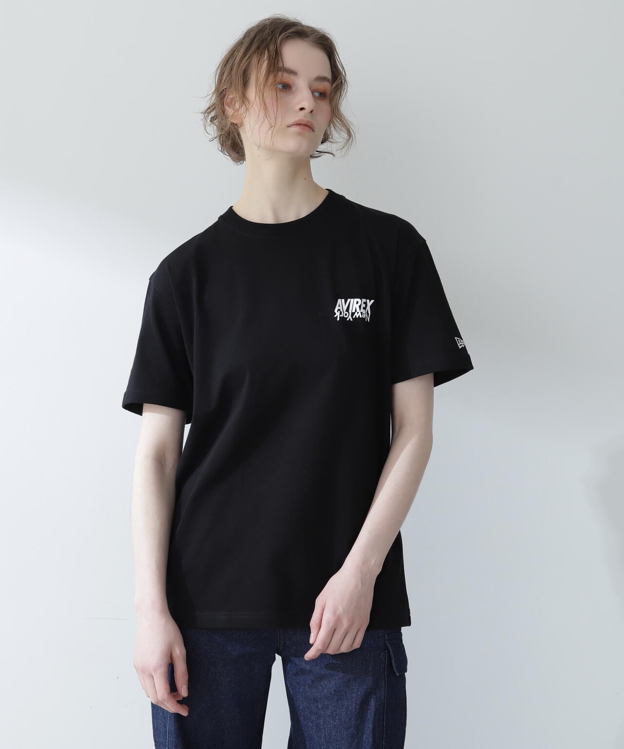 《AVIREX × NEWERA》 NEWERA S/S T-SHIRT "NEWYORK " / ニューエラ ショートスリーブ Tシャツ 