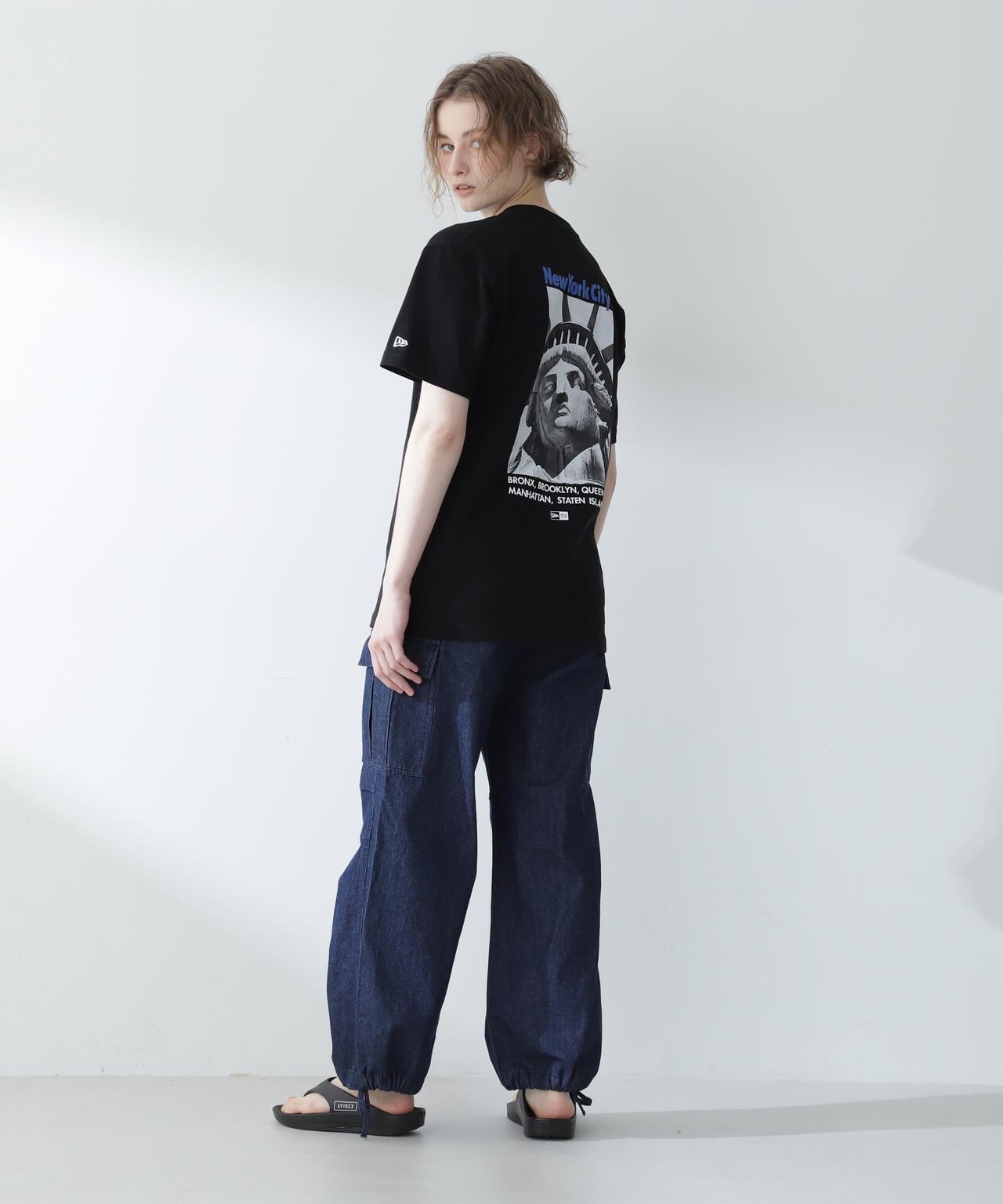 《AVIREX × NEWERA》 NEWERA S/S T-SHIRT "NEWYORK " / ニューエラ ショートスリーブ Tシャツ 