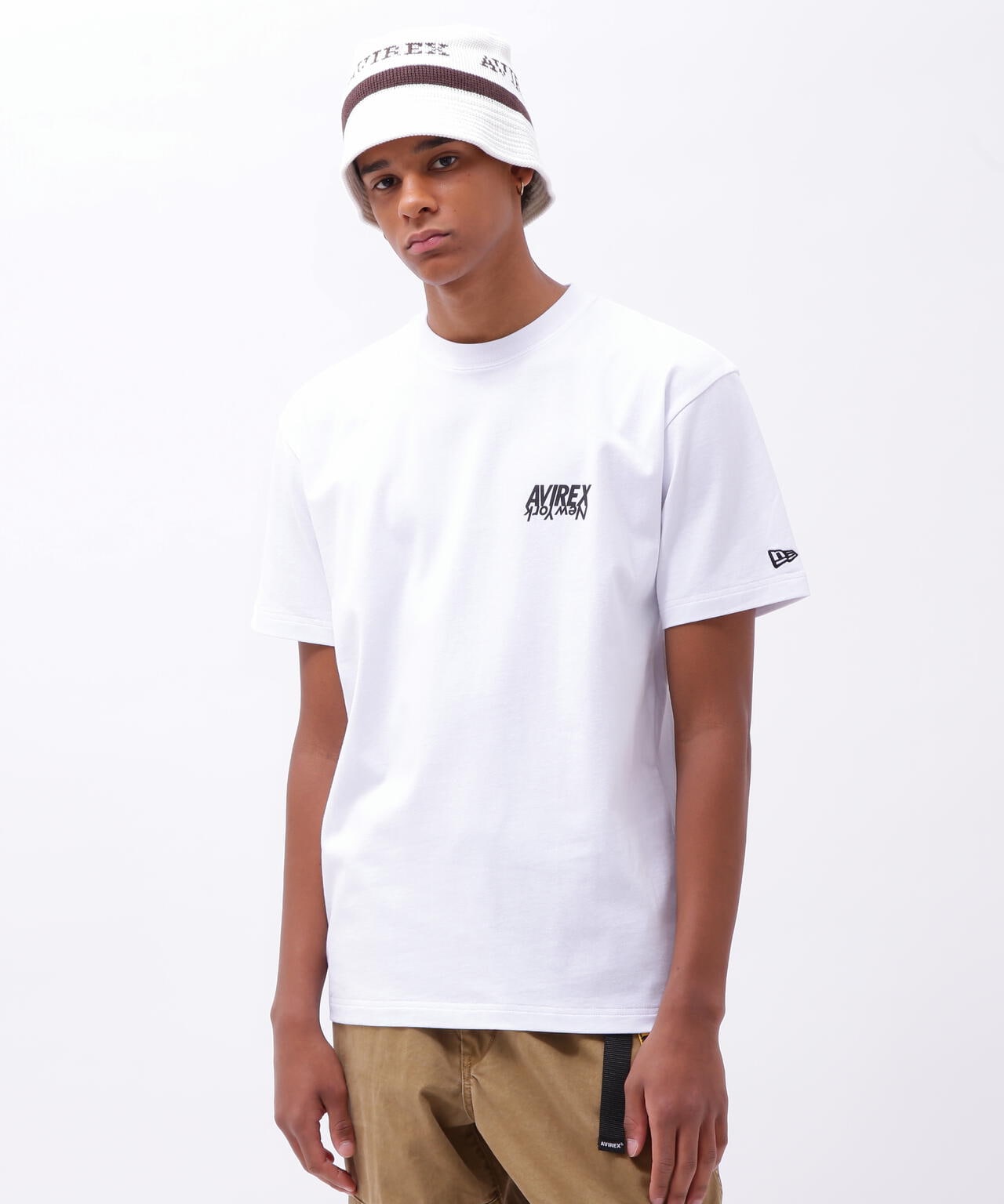 《AVIREX × NEWERA》 NEWERA S/S T-SHIRT "NEWYORK " / ニューエラ ショートスリーブ Tシャツ 