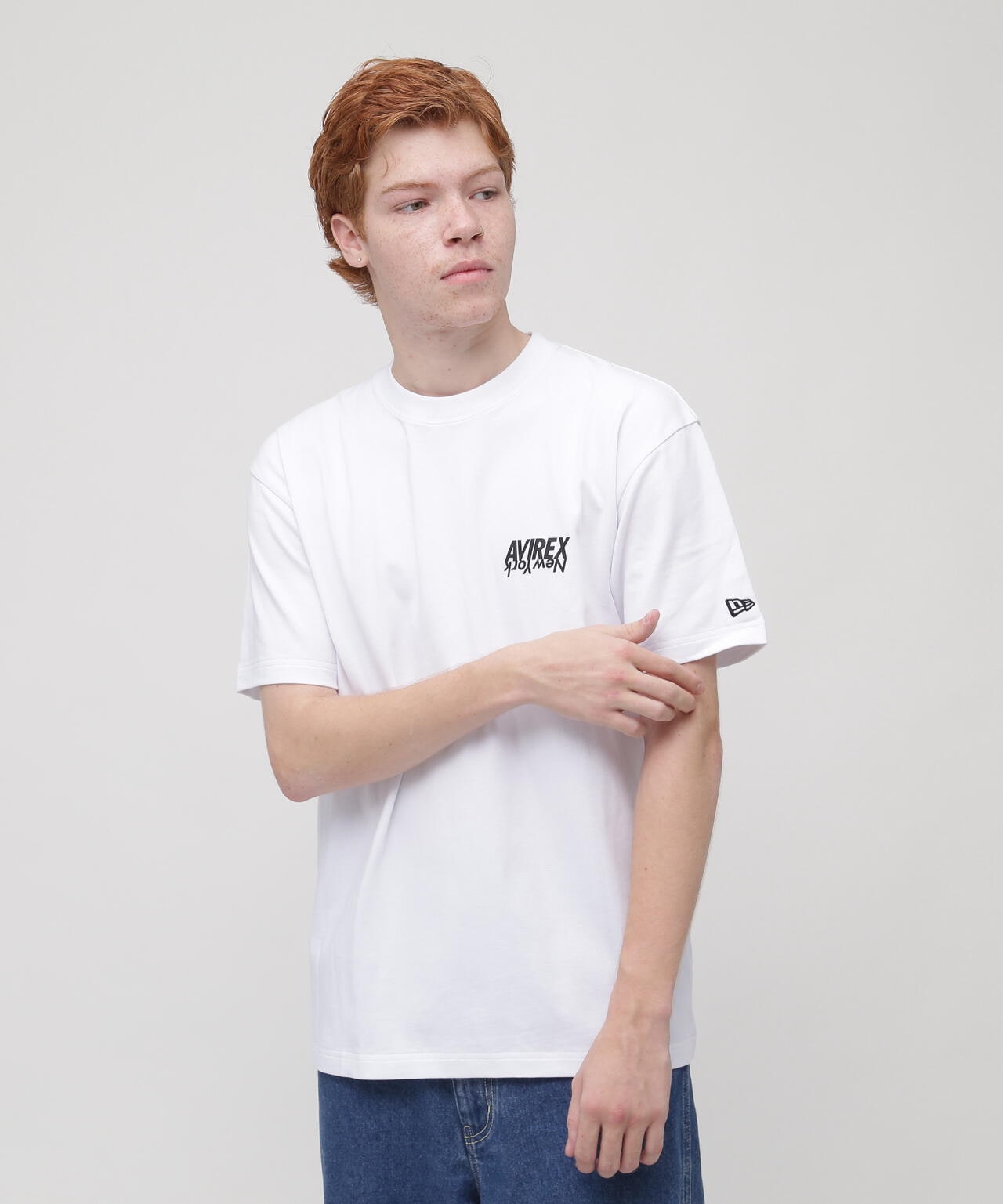 《AVIREX × NEWERA》 NEWERA S/S T-SHIRT "NEWYORK " / ニューエラ ショートスリーブ Tシャツ 