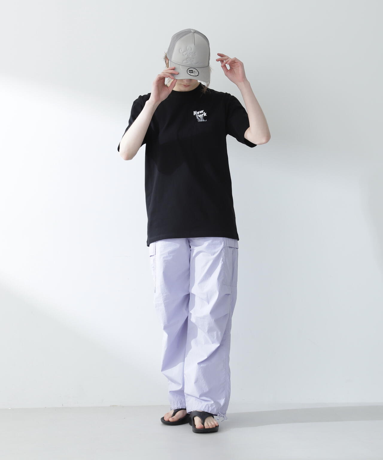 《AVIREX × NEW ERA》NEW ERA POCKET S/S T-SHIRT NEWYORK