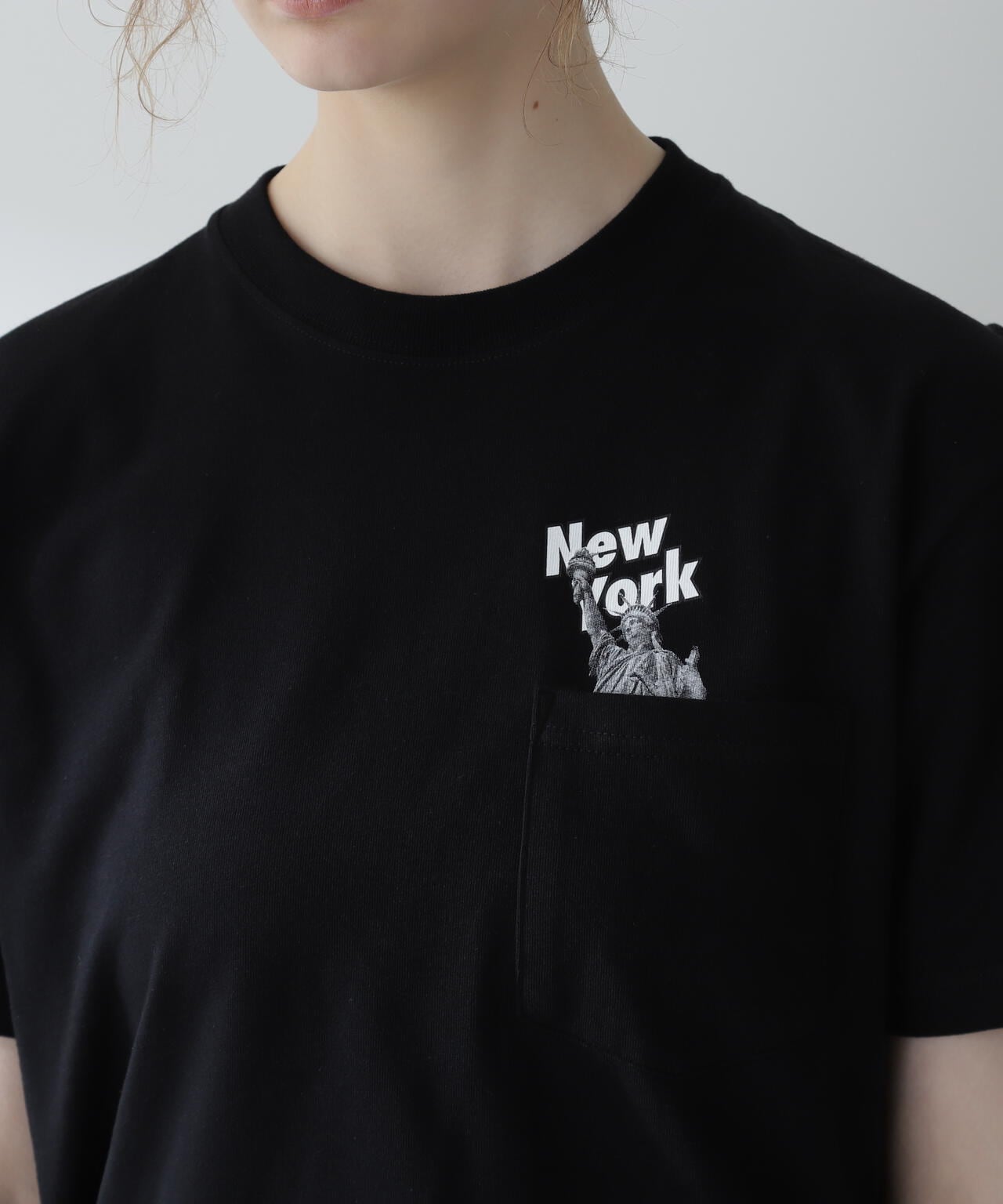 《AVIREX × NEW ERA》NEW ERA POCKET S/S T-SHIRT NEWYORK