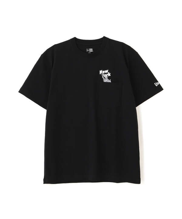 《AVIREX × NEW ERA》NEW ERA POCKET S/S T-SHIRT NEWYORK