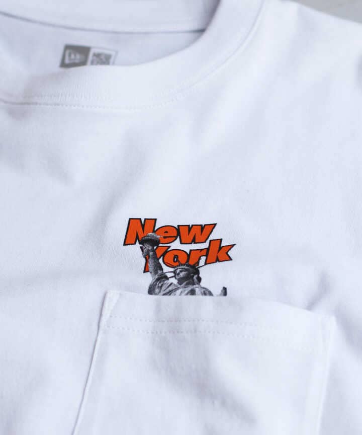 《AVIREX × NEW ERA》NEW ERA POCKET S/S T-SHIRT NEWYORK