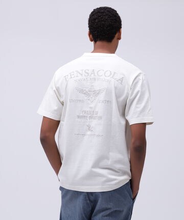 《直営店限定》FADE WASH T-SHIRT "PENSACOLA" / フェードウォッシュ Tシャツ "ペンサコーラ" / AVIRE