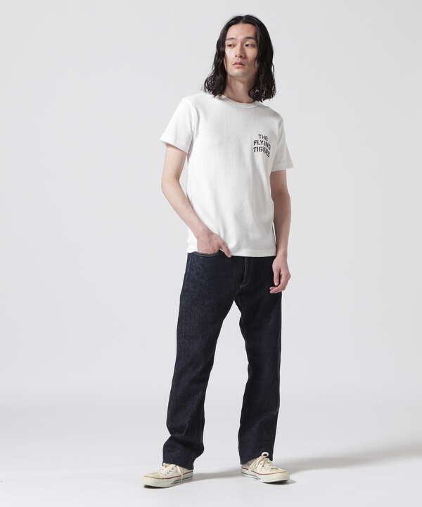 《WEB&DEPOT限定》MINI WAFFLE CREWNECK T-SHIRT / ミニワッフル クルーネック Tシャツ / AVIRE
