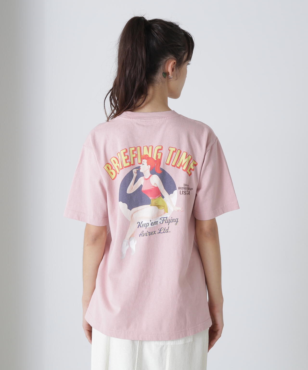 WEB&DEPOT限定》PINUP GIRL T-SHIRT / ピンナップガール Tシャツ 