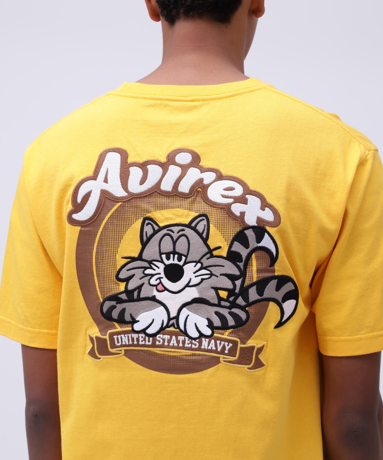 WEB&DEPOT限定》TOMCAT EMBROIDERY T-SHIRT / トムキャット エンブロイダリー Tシャツ / | AVIREX (  アヴィレックス ) | US ONLINE STORE（US オンラインストア）