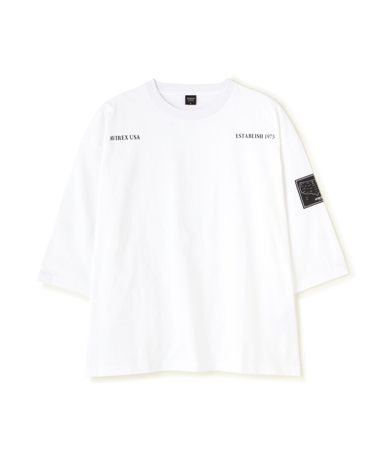 《WEB&DEPOT限定》HALF SLEEVE LOOSE T-SHIRT / ハーフスリーブ ルーズ Tシャツ / AVIREX /