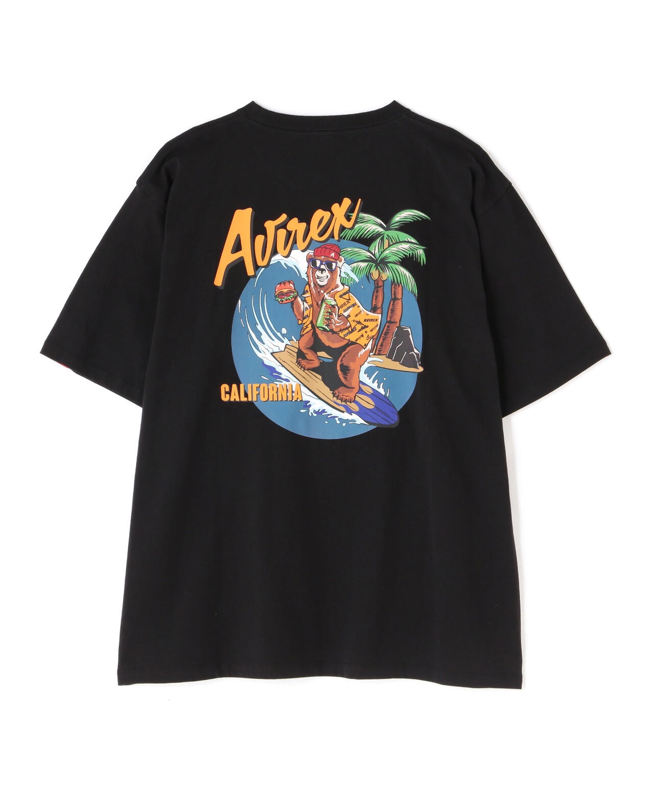 《WEB&DEPOT限定》SURFING BEAR T-SHIRT / サーフィン ベア Tシャツ / AVIREX / アヴィレックス