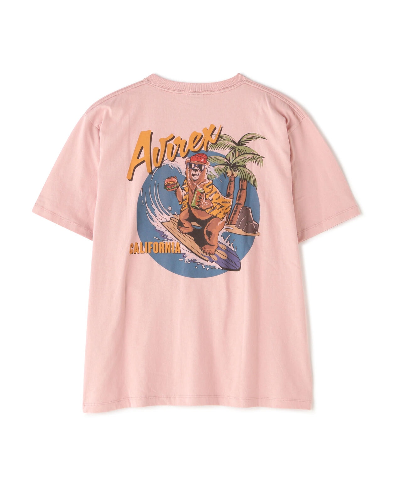 《WEB&DEPOT限定》SURFING BEAR T-SHIRT / サーフィン ベア Tシャツ / AVIREX / アヴィレックス