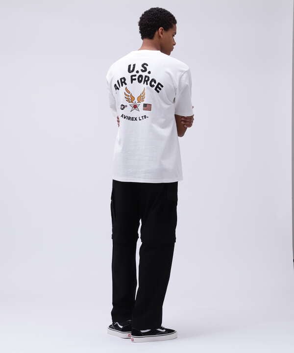 《WEB&DEPOT限定》AIR FORCE T-SHIRT / エアフォース Tシャツ / AVIREX / アヴィレックス