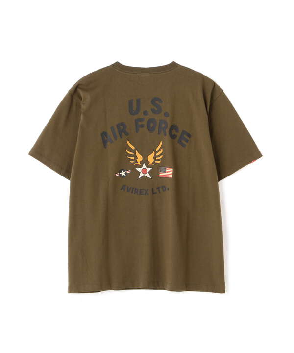 《WEB&DEPOT限定》AIR FORCE T-SHIRT / エアフォース Tシャツ / AVIREX / アヴィレックス