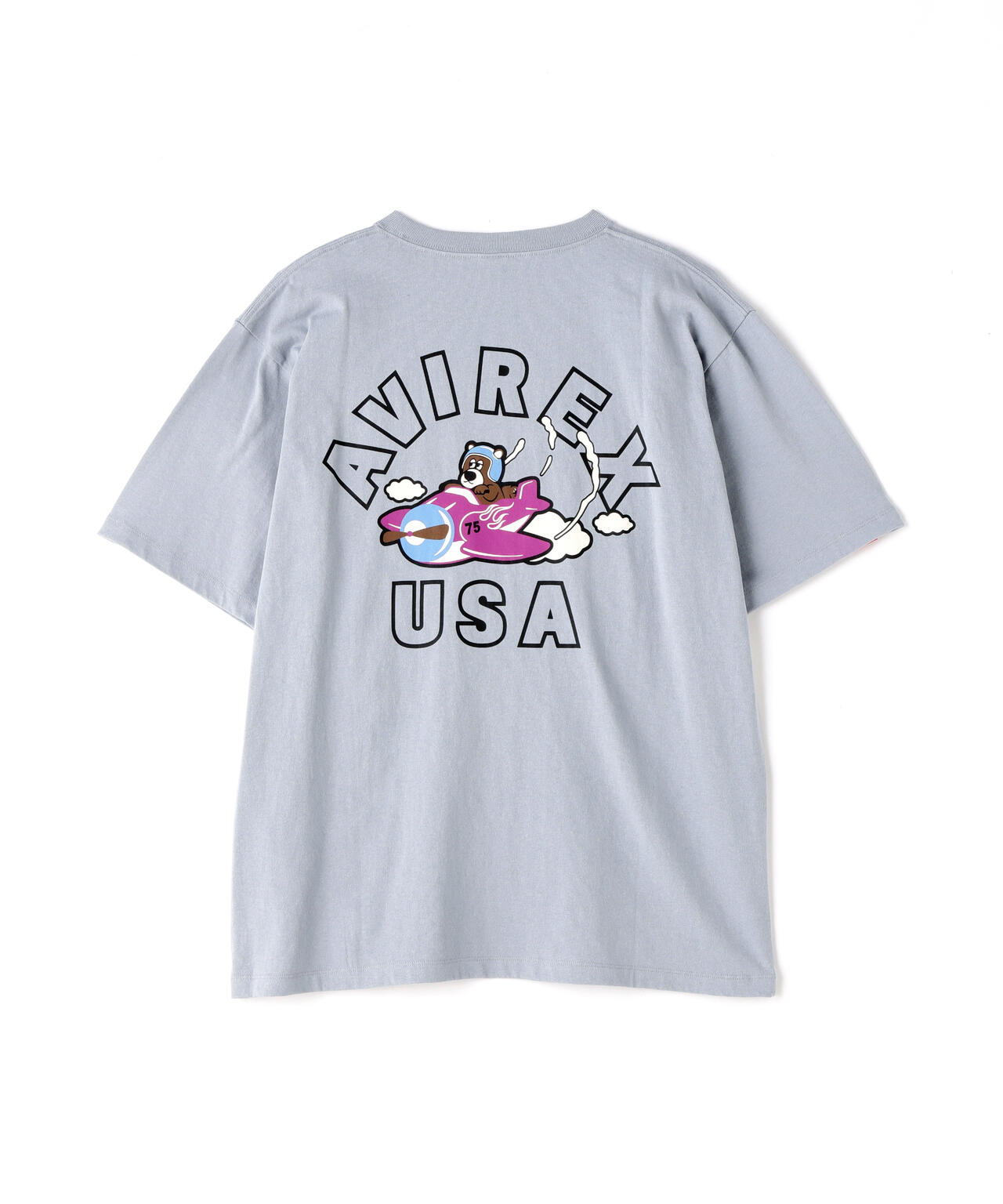 《WEB&DEPOT限定》FLYING BEAR T-SHIRT / フライング ベアー Tシャツ / AVIREX / アヴィレックス