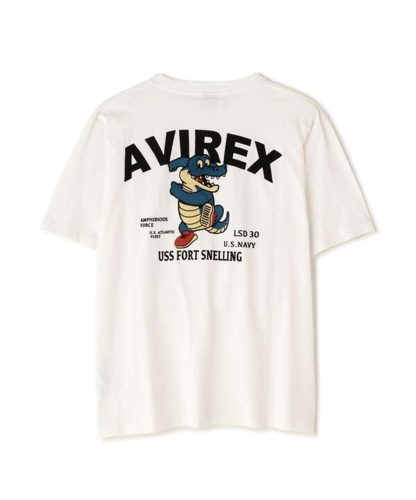 《WEB&DEPOT限定》USS FORT SNELLING T-SHIRT / USS フォートスネリング Tシャツ / AVIREX /