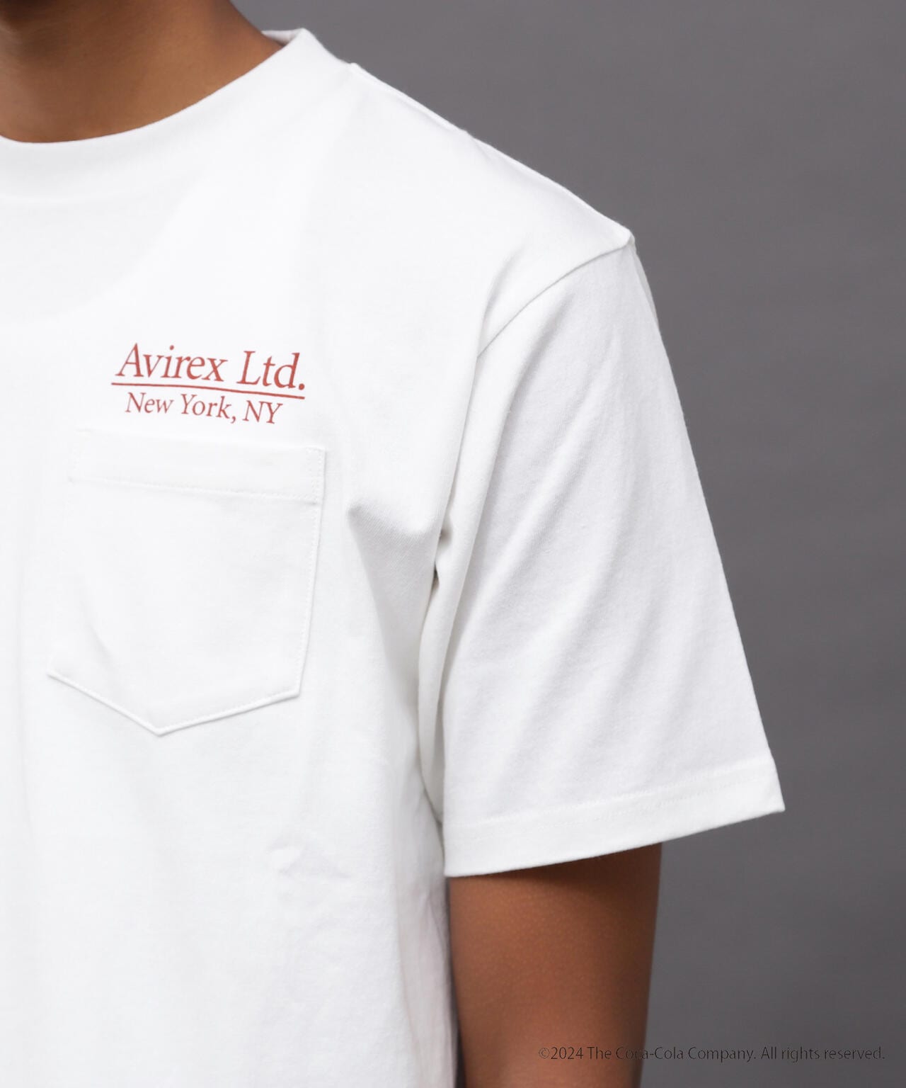 AVIREX / Coca-Cola 90s POCKET LOGO T-SHIRT