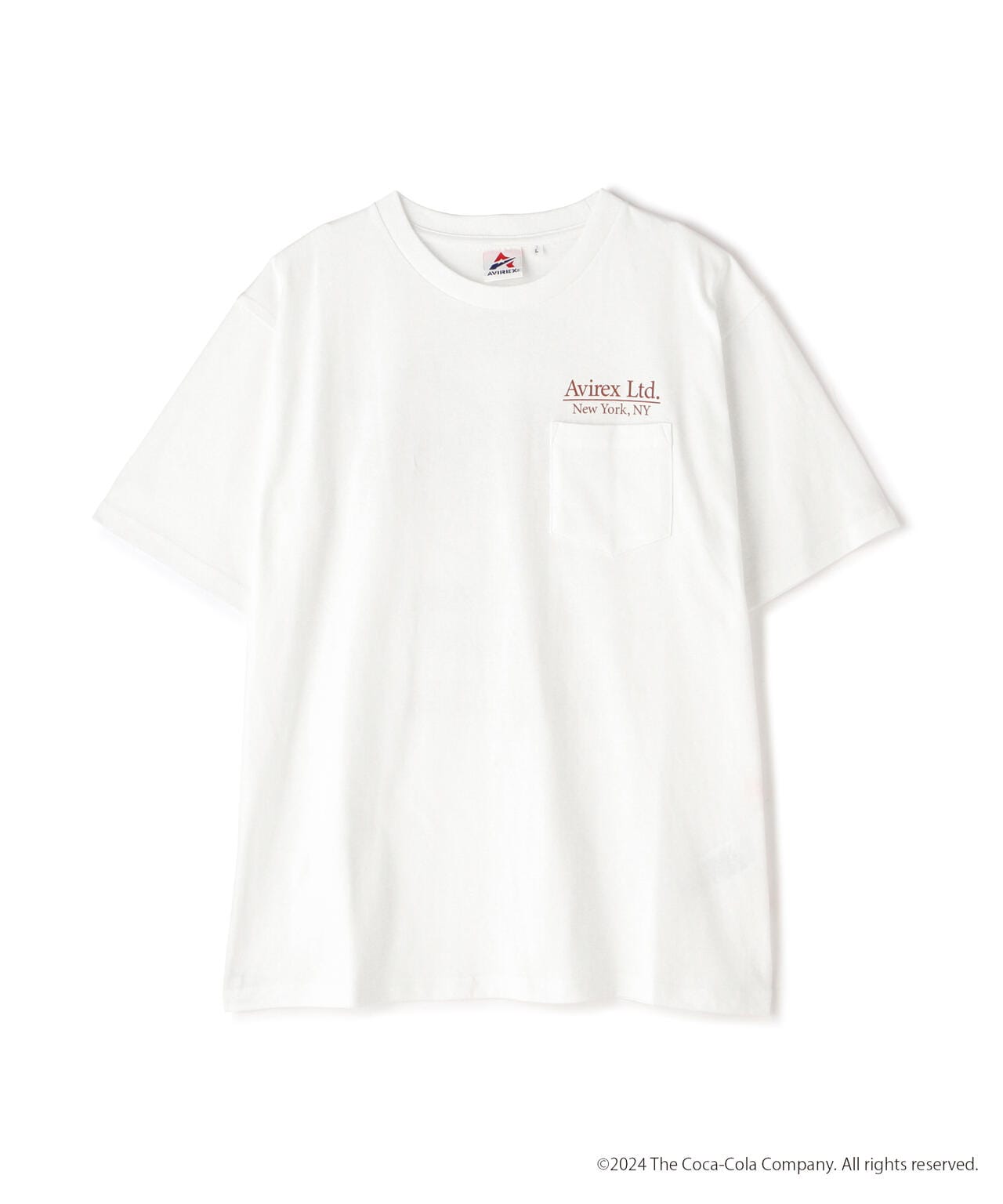 AVIREX / Coca-Cola 90s POCKET LOGO T-SHIRT