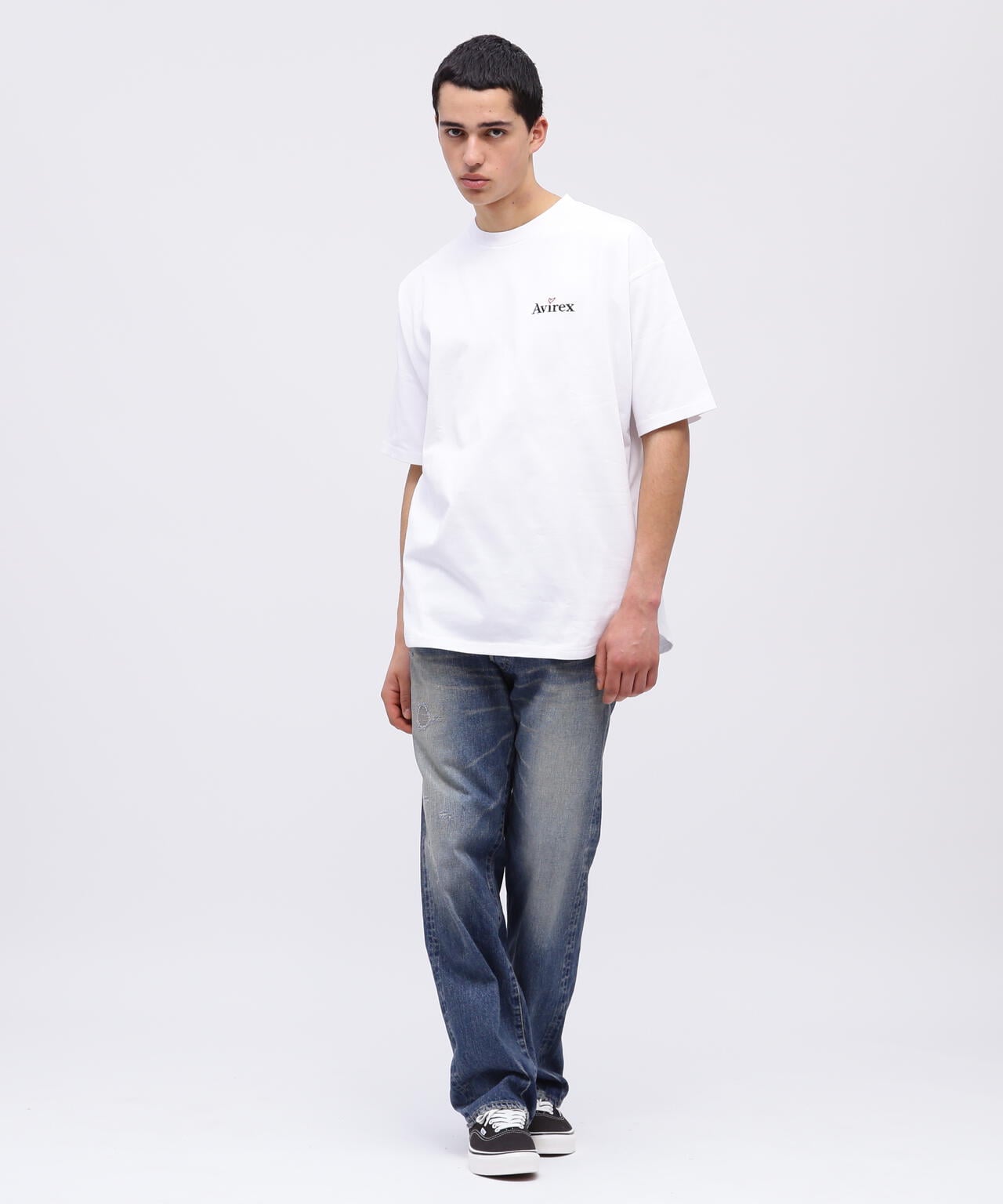 《WEB限定》GRADATION EMBROIDERY LOGO T-SHIRT