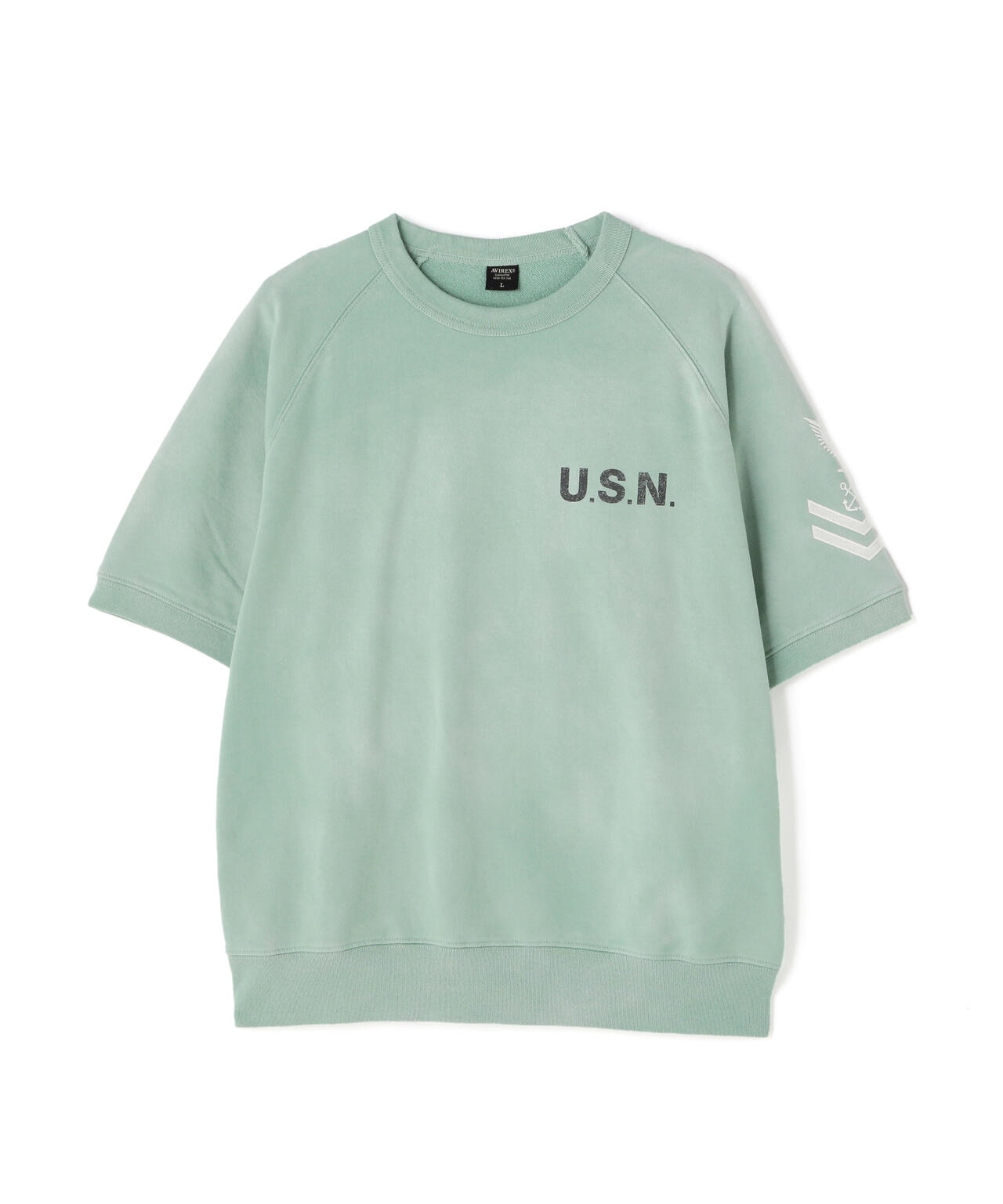 NAVAL SHORTSLEEVE SWEAT SHIRT / ネイバル 半袖スウェットシャツ 